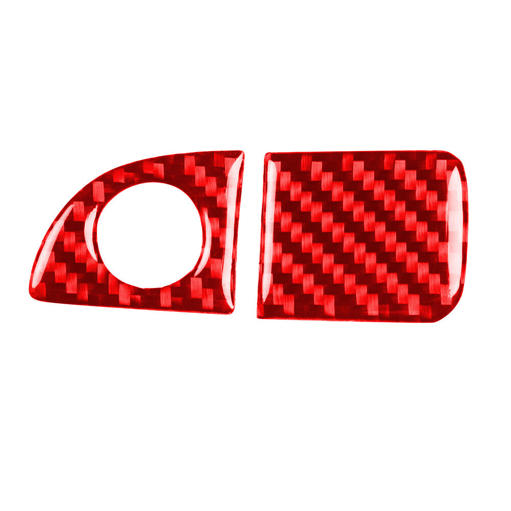 Carbon Fiber for Co -pilot Glove Box Handle Cover Trim FIT Doge for Challenger Charger