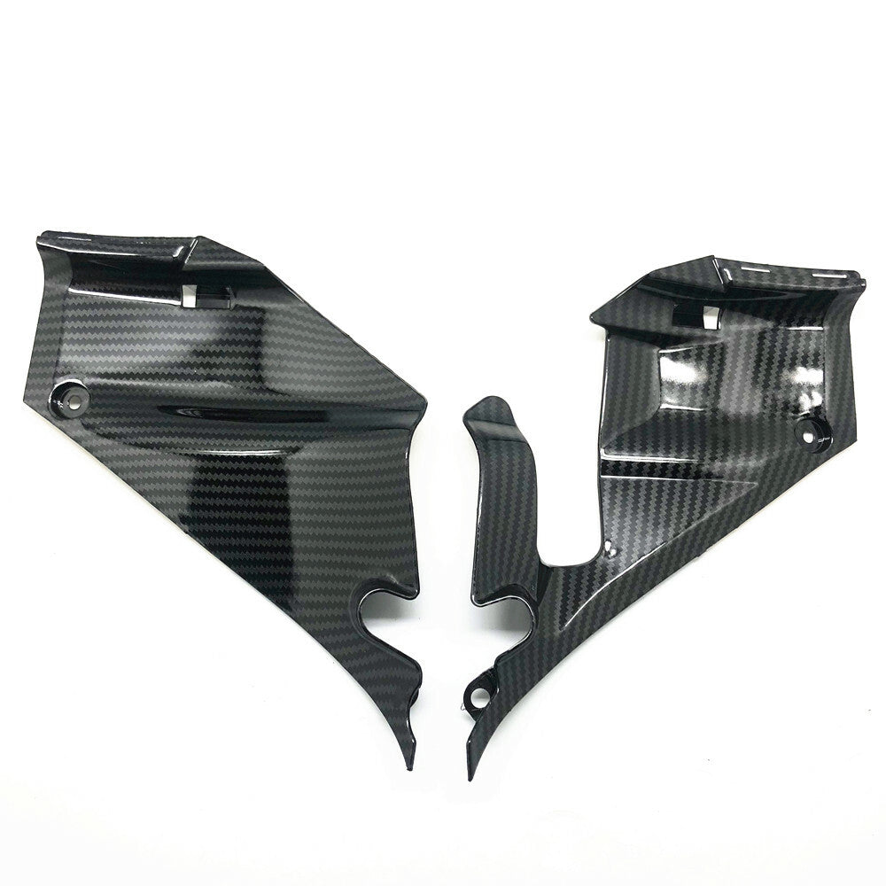 for HONDA 07-12 CBR 600RR F5 LEFT RIGHT CARBON INNER FAIRING COWL PAWL TRIM PART