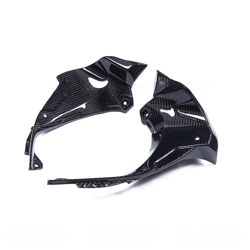 Real Carbon Fiber For ZX6R 2024-2025 Front Upper Instrument Dash Air Cover Panel