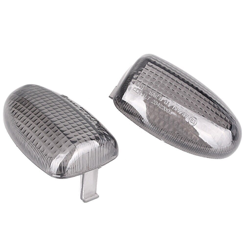 Pair Front Turn Signal Light Lenses Cover Fit for BMW K1200RS 1997-2004 2003 2002 01