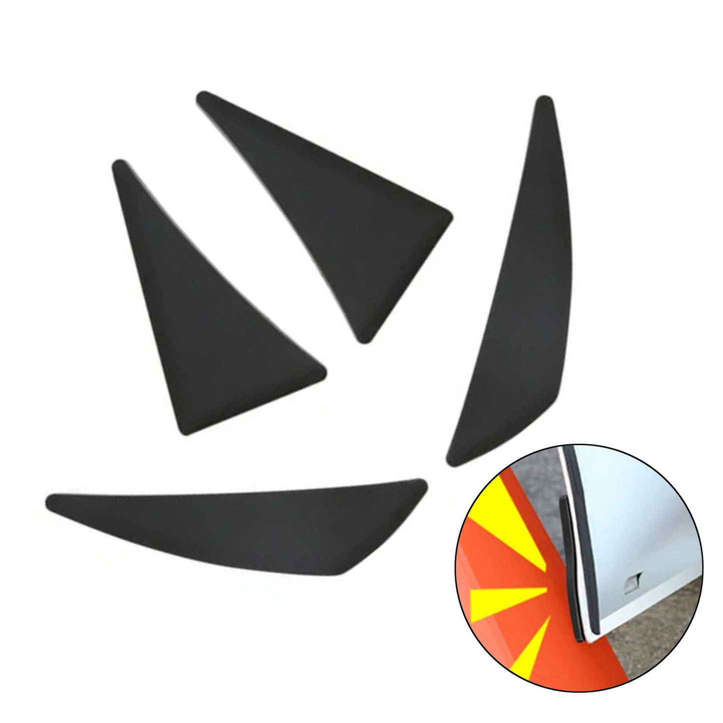 Car Door Corner Protector Anti-Scratch Sticker Kit for Tesla Model 3 Y 17-23