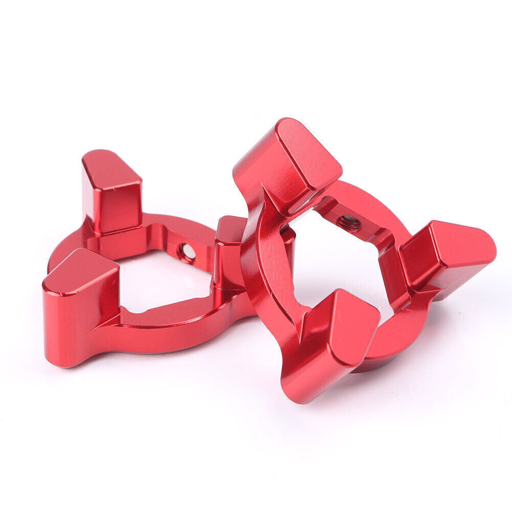 Motorcycle CNC Front Anodized Fork Preload Adjusters 22mm Universal RED