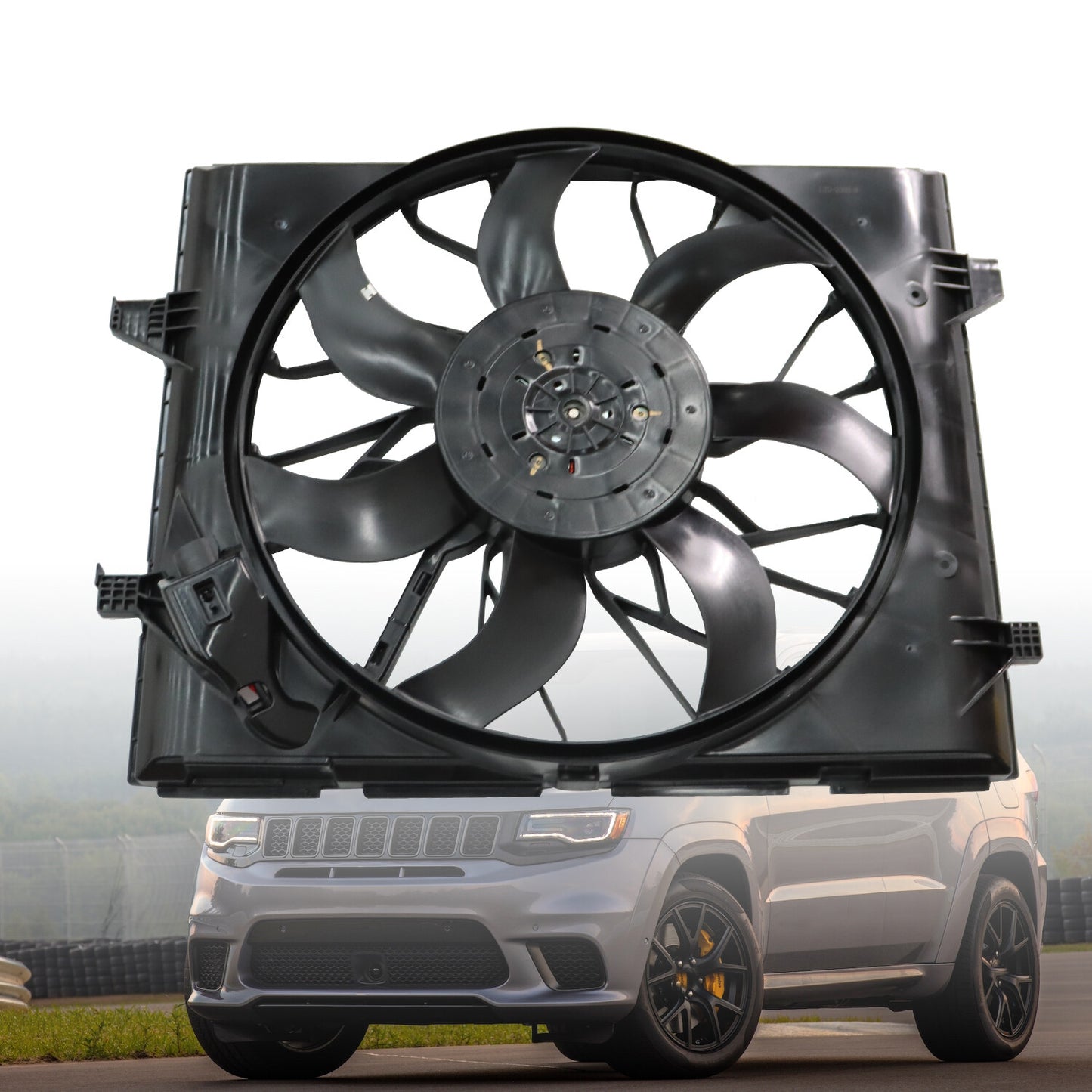 Radiator Cooling Fan for Dodge Durango for Jeep Grand Cherokee 2014-2020 3.6L/5.7L