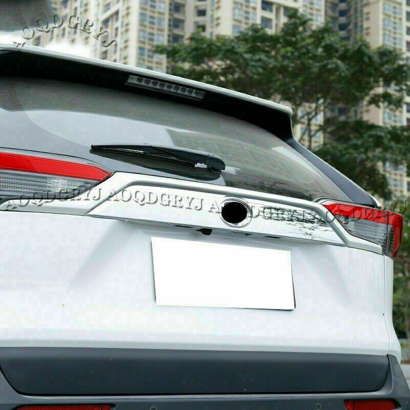Chrome Accessories Rear Trunk Lid Cover Trim ABS for Toyota RAV4 2019-2022 2023