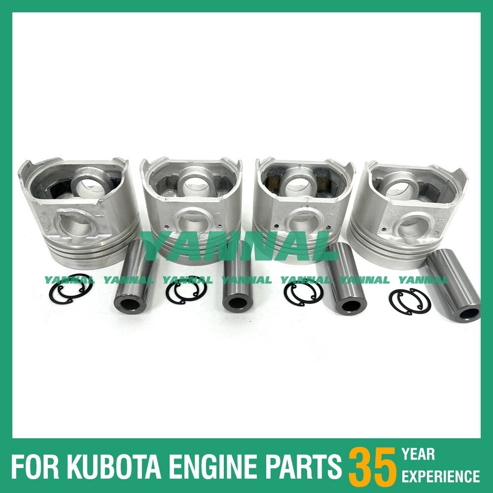 1G466 Piston Kit STD 87mm V2203 V2403 D1703 IDI-