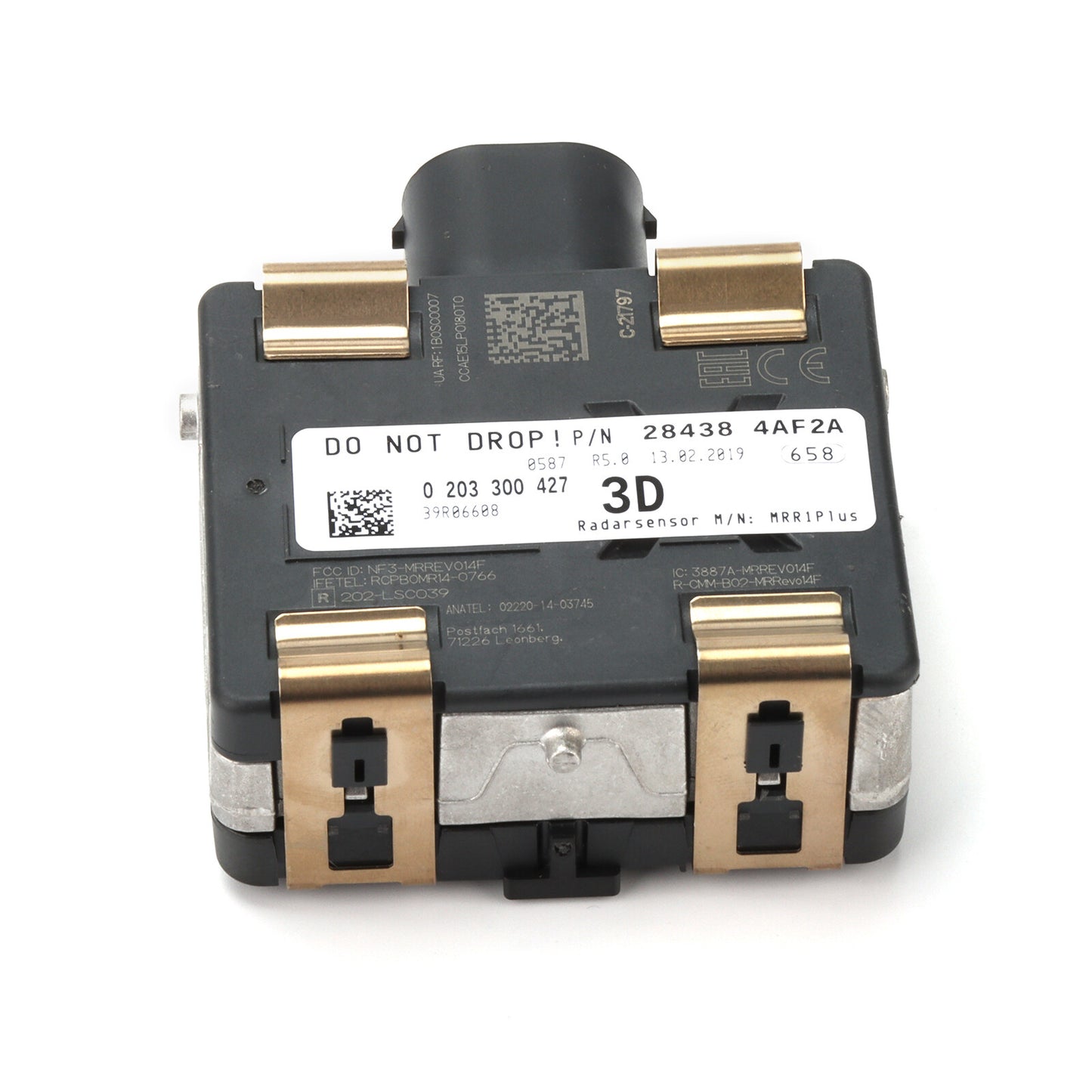 One-piece cruise control distance radar sensor suitable for 2015-19 Sentra 28438-4AF2A- n