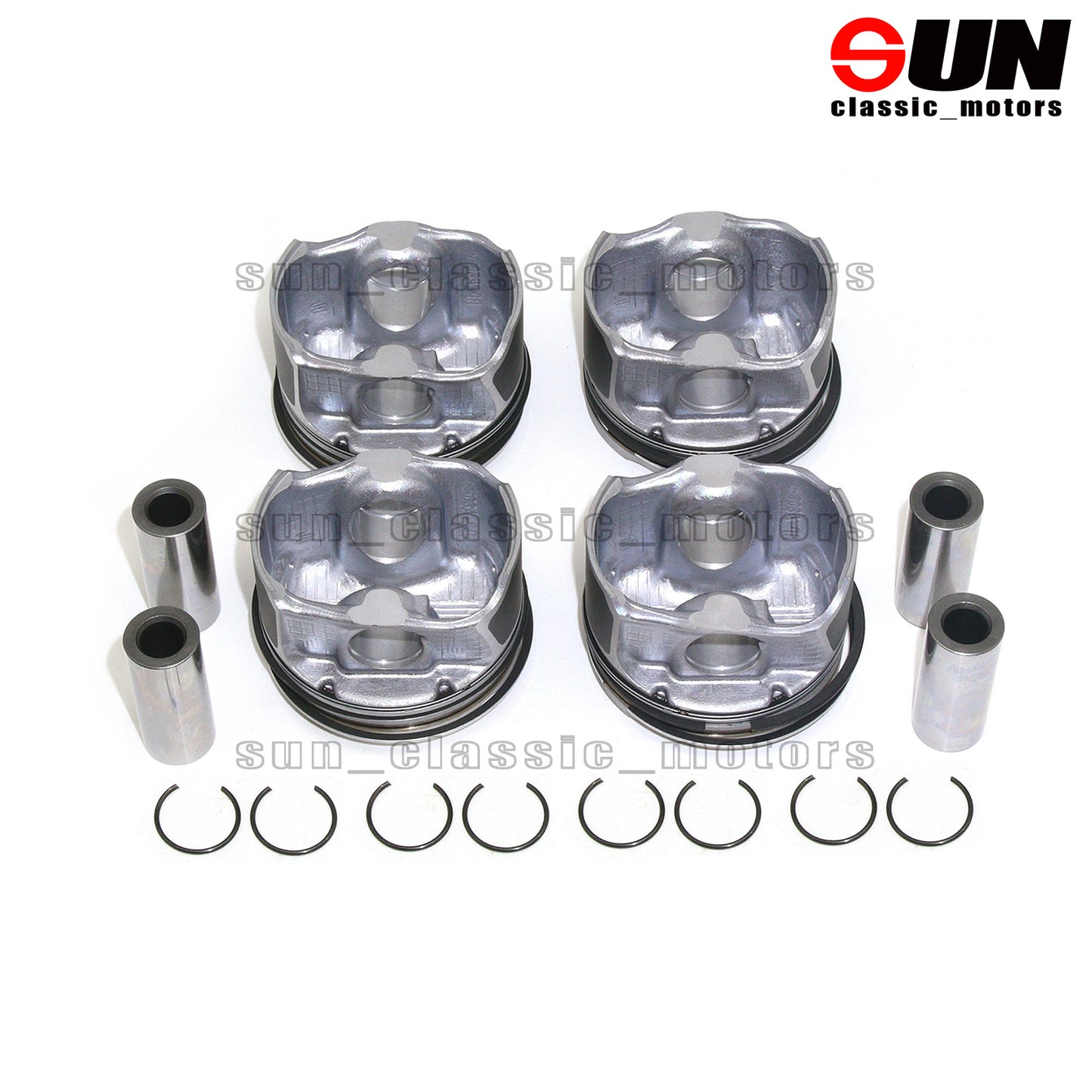 4-Piece Equipment Manufacturer Piston Ring Set STD for A200 72.20mm M282.914-