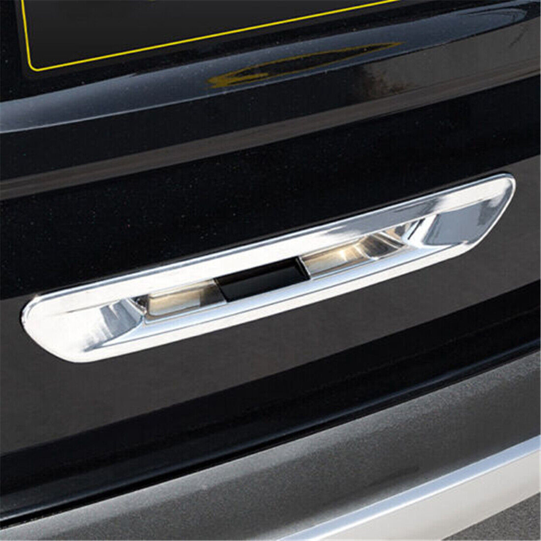 Chrome tailgate handle cup-shaped decorative cover for Kia Fiesta 2022-2023
