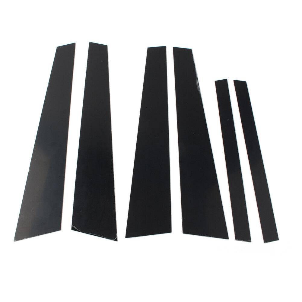 Door Window Pillar Posts Decoration Cover Trim for BMW 5 Series E60 2004-2010