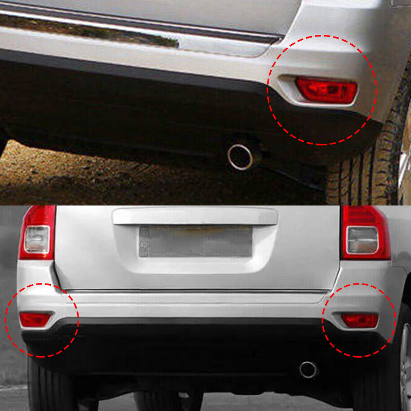 for Jeep Compass 2011-2017 for Dodge Journey Rear Fog Light Tail Bumper Light Sets