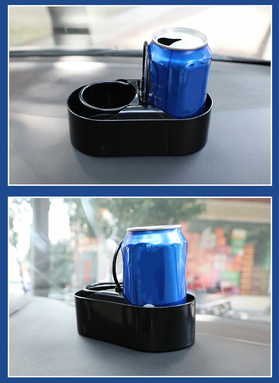 Car Cup 2 Holder Drink Coffee Auto Bottle Mount Organizer Interior Accessories Q
