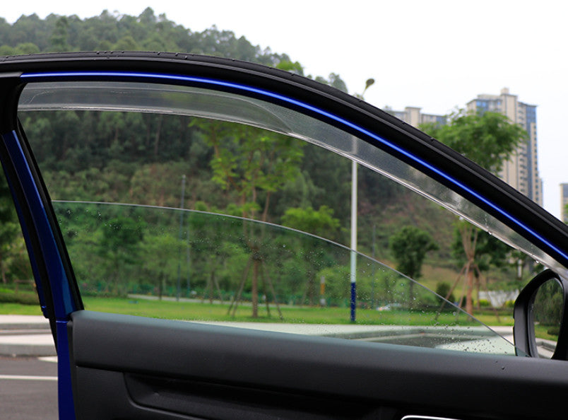for Honda for Civic 11th 2022 2023 Black Side Window Visor Vent Shade Sun Rain Guard