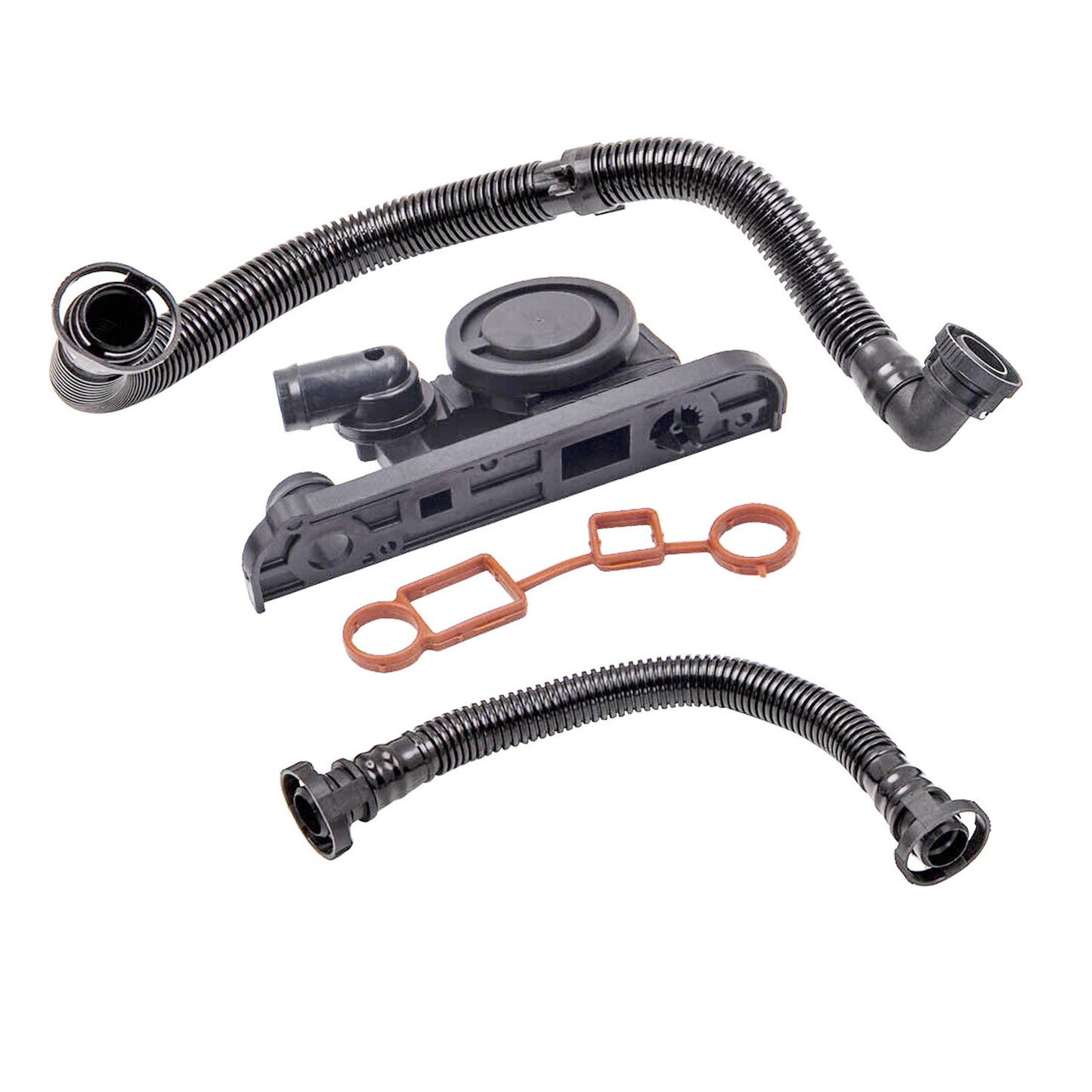 Crankcase ventilation valve (PCV) and hose kit for Audi A4, for Jetta , for Passat 2.0T #06F129101L- n