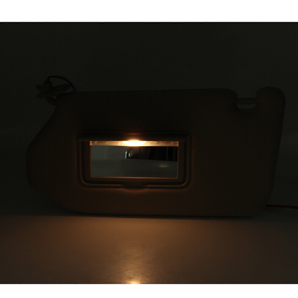 Car Left Side Sun Visor Cover for Nissan Pathfinder w/ Light 2013-2018 16 Beige