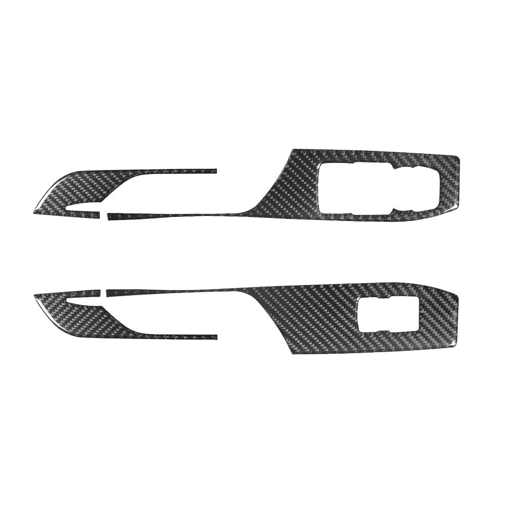 Carbon Fiber Steering Wheel Button Cover Trim Type A for Camry 2007-2011 v