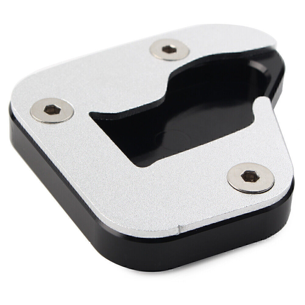 for Suzuki Hayabusa 2008-2020 2018 Silver Kickstand Sidestand Enlarge Plate Pad Q
