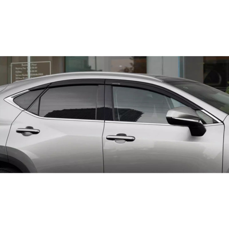 for Lexus NX250 350H 450h 22-24 Window Visor Vent Sun Rain Guard Black Deflector