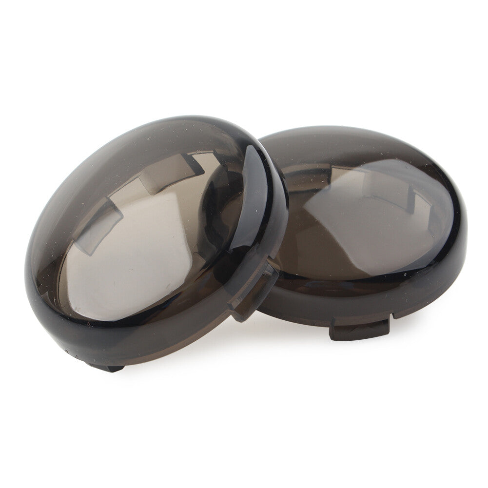 Pair Turn Signal Lens Light Cover Guard for Harley Touring Softail Dyna Q