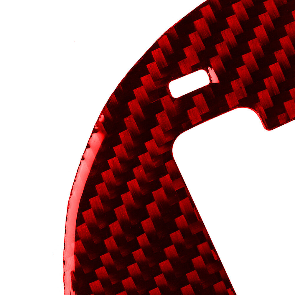 Red carbon fiber automatic shift panel trim cover for Nissan 350Z 2006-2009