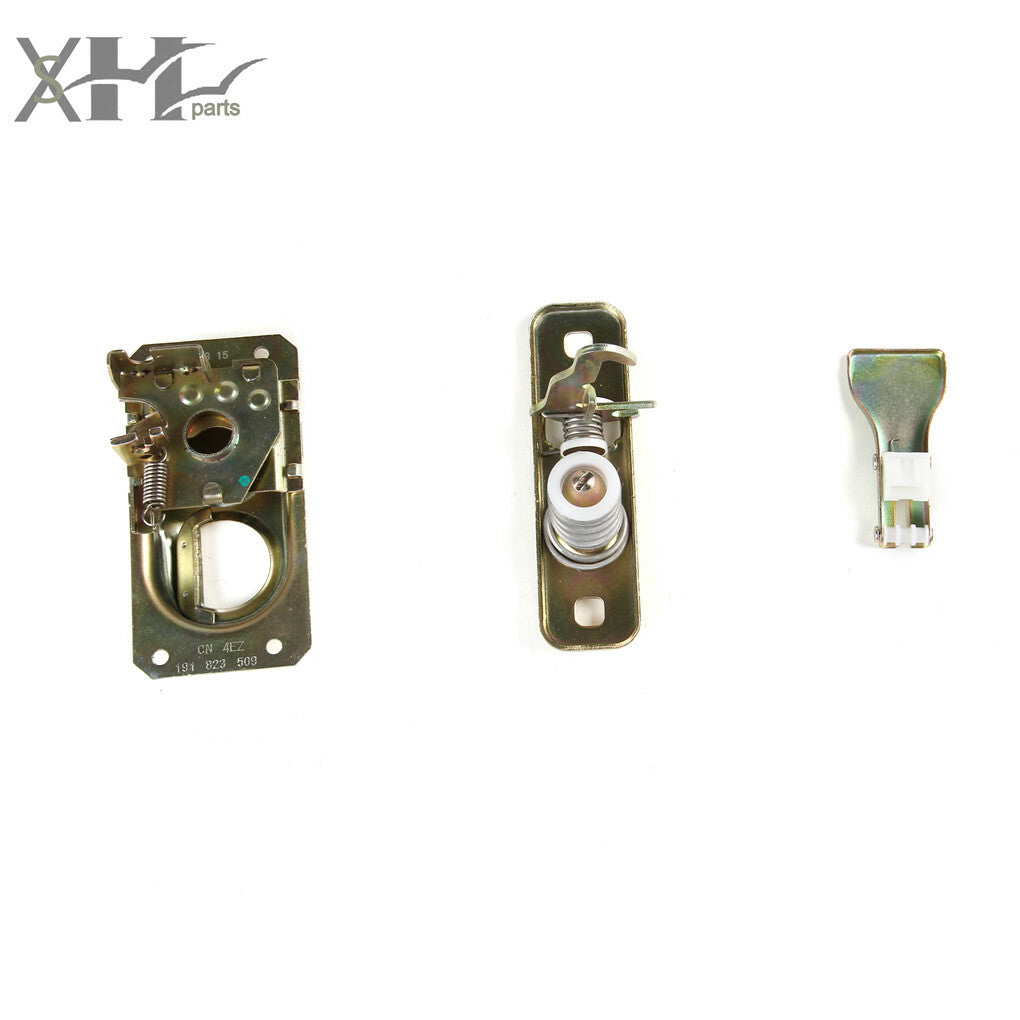 Upper Lower Hood Latch Lock Actuator Set for VW Campmoible Eurovan for Golf for Jetta