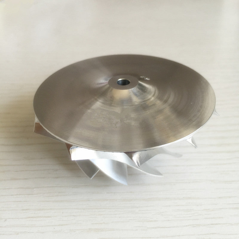 GT15-25 53.11/70.98 mm 11+0 Blade Aluminum 2618/Bill Turbine Compressor Wheel