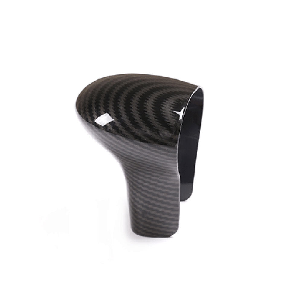 Carbon Fiber Style Gear Shift Knob Cover Cap Trim for Audi for A4 B8 for A5 for A6 A7 Q5 Q7