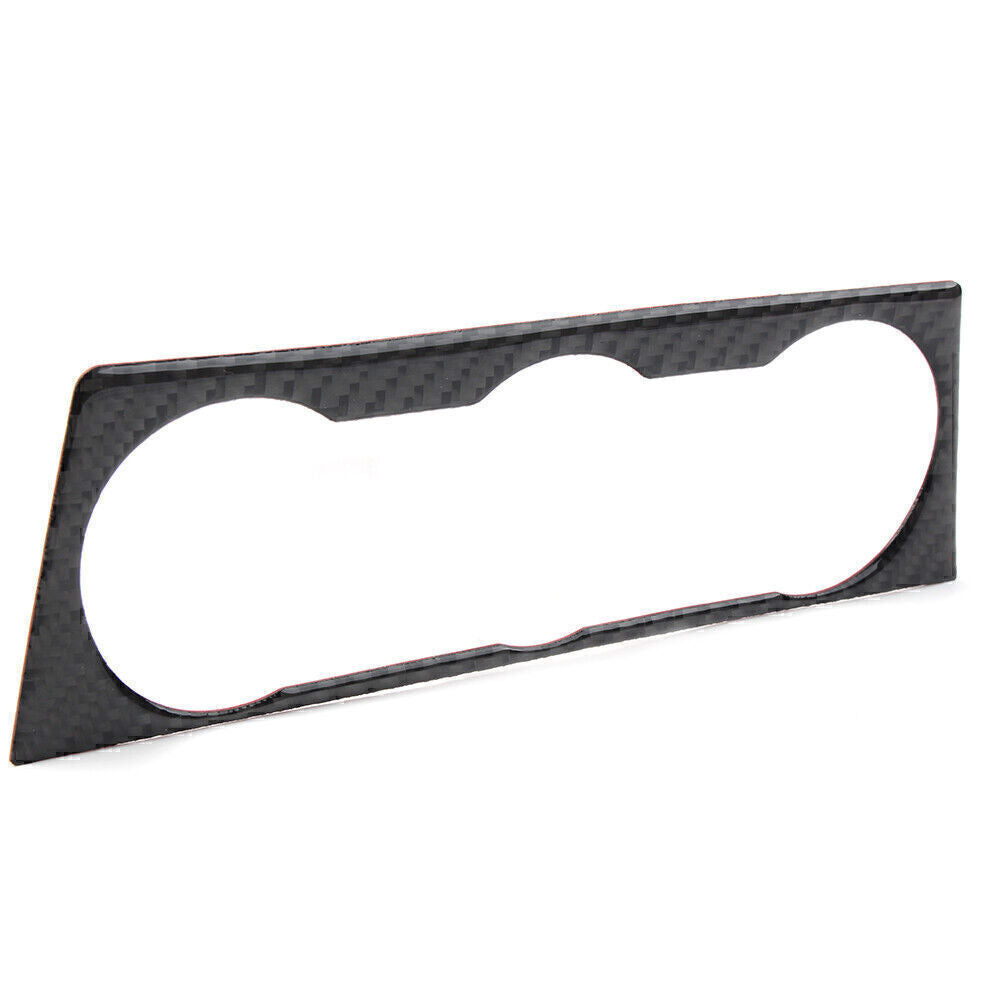 Carbon Fiber Central Console AC Switch Panel Trim For 2013-18 17 for Subaru Forester