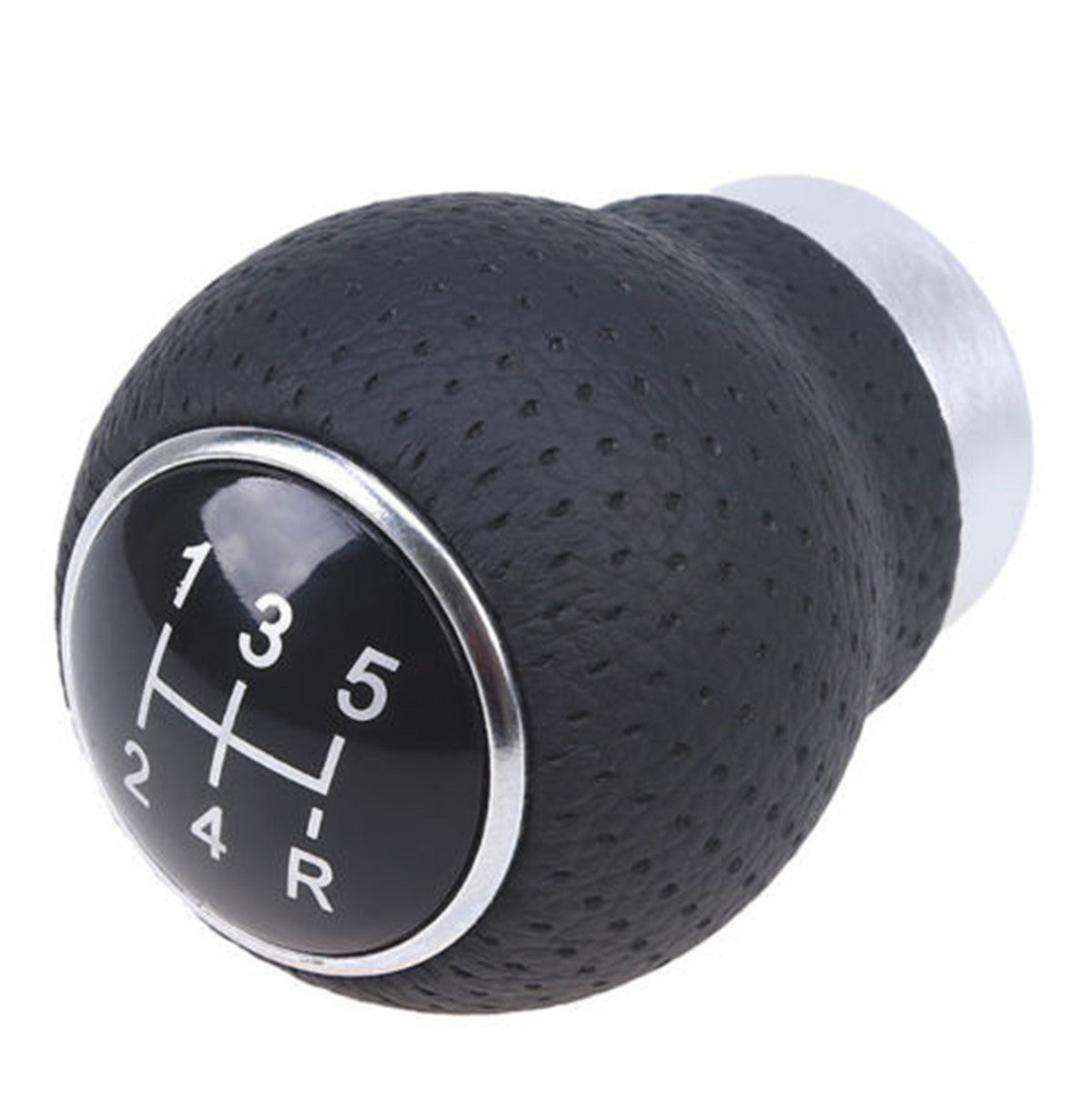 5 Speed Leather Car Gear Shift Knob Stick Manual Shifter Lever Accessories