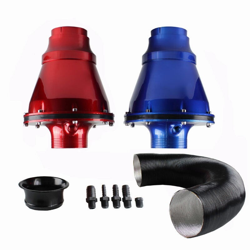 Universal Apollo Cold Air Intake Induction Kit With Air Box Filter Red
