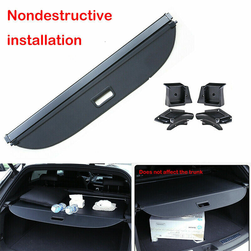 Rear Trunk Cargo Luggage Cover Security Shield Shade for Cadillac XT4 2019-2021