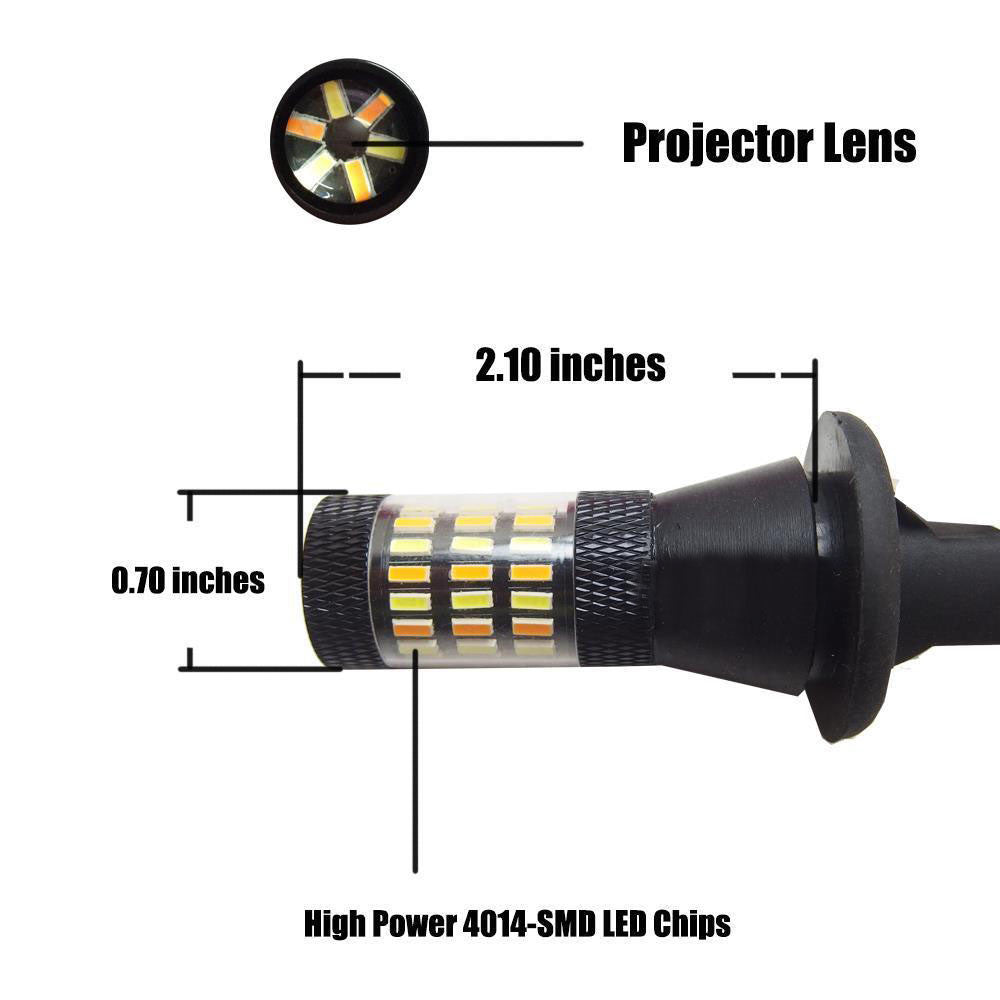 2-Piece Switchback LED Turn Signal Kit for 2008-2018 for Kawasaki Concours 14 Q