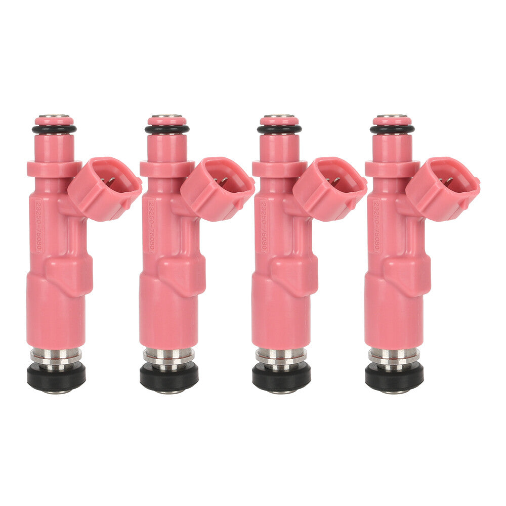 4-pack of fuel injectors 23250-75080 for Toyota 4Runner 2.7L 1998-00 99 Tacoma 98-04
