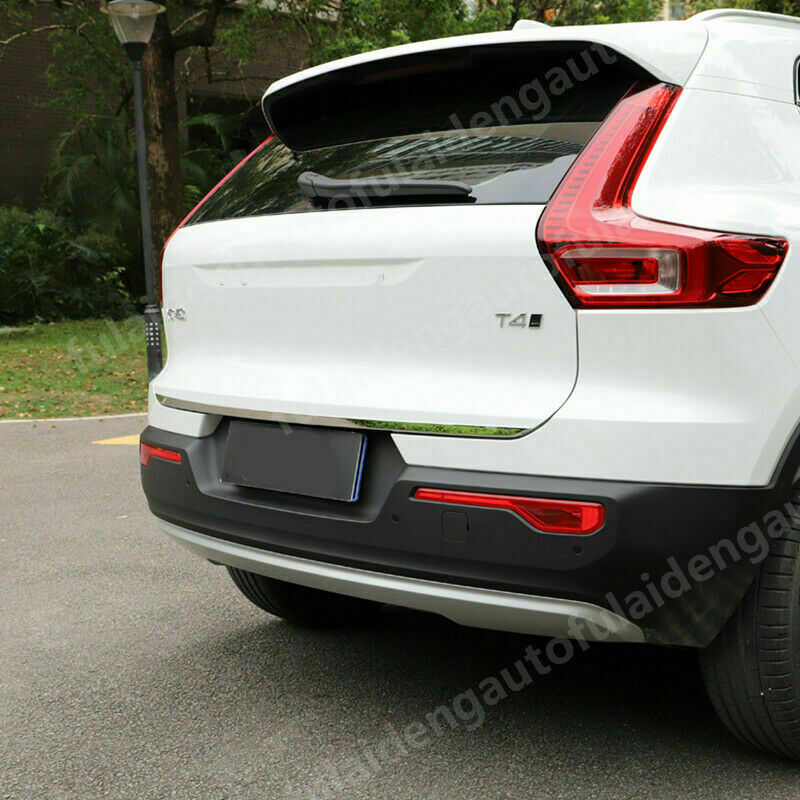 for Volvo XC40 2019 2020-2022 CHROME CAR REAR TRUNK TAILGATE DOOR LID STRIP TRIM