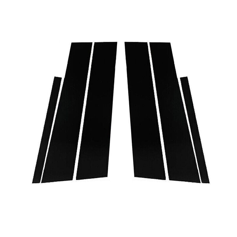 for Chevrolet Trax 2024-25 Piano Black Look Pillar Posts Door Window Strip Trim