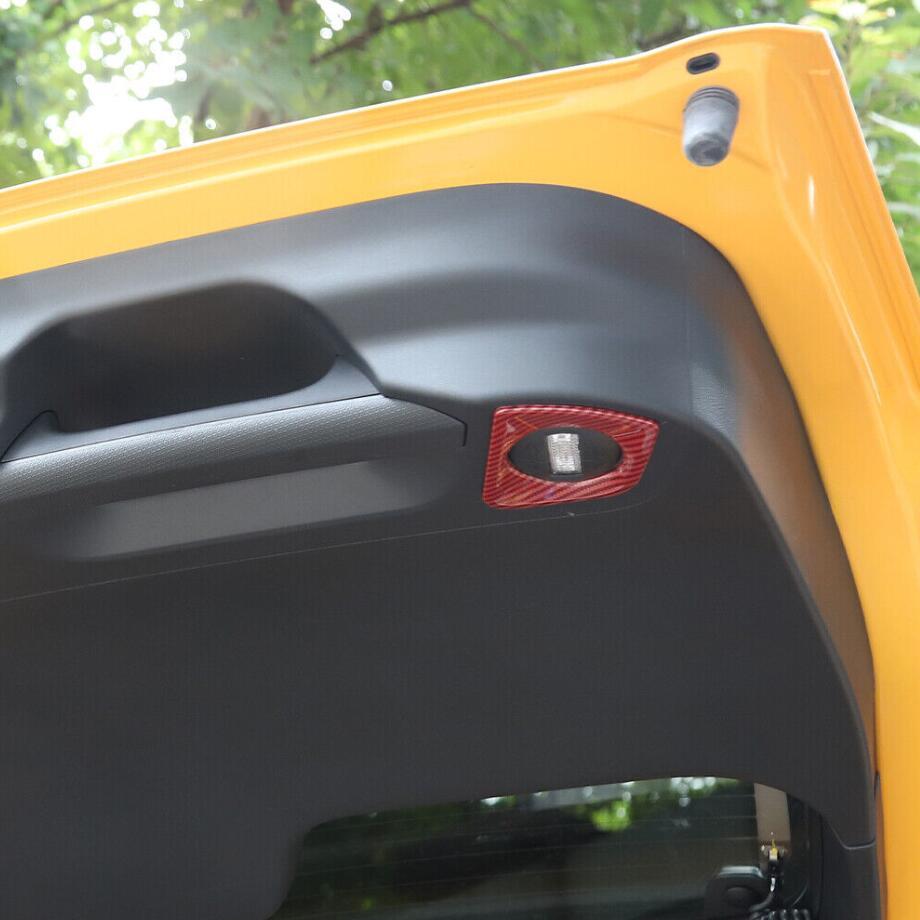 Car Tailgate Light Lamp Cover For Bronco Sport 21-24 Accessories Red Carbon v