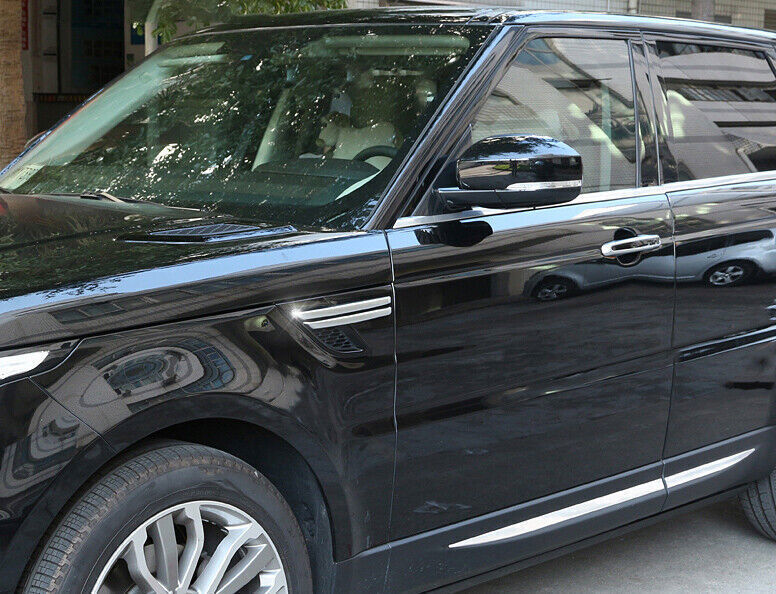 4PCS for Range Rover Sport 14-2017 Silver Air Flow Vent Side Fender Decor Strips