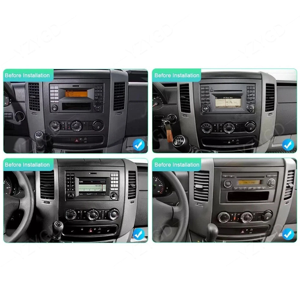 for Dodge Sprinter 2500 3500 2007-2009 9.7 Android Auto Carplay Car Radio GPS