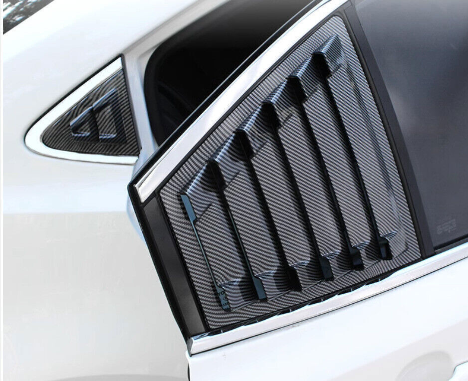 for Toyota for Corolla 20-2024 Carbon Fiber Side Window Shutter Louver Cover Trim 4X