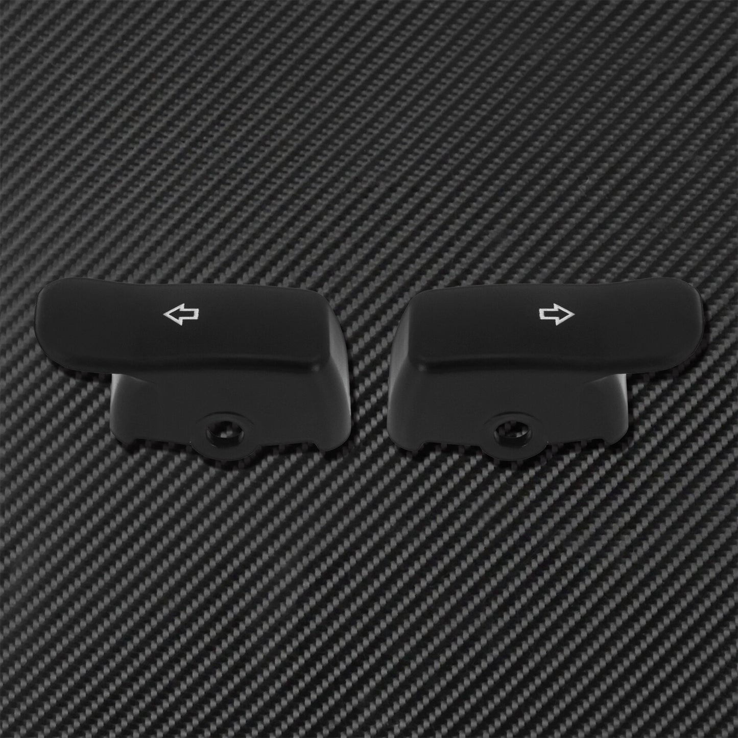1Pair Motorcycle Black Turn Signal Extension Caps Fit for Harley XL Softail Dyna Q