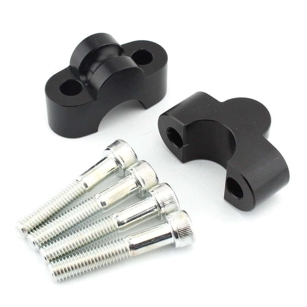 for HONDA CB1100 RS CB1100EX MSX125 Black Motor Handle Bar Riser Mounting Clamp Q