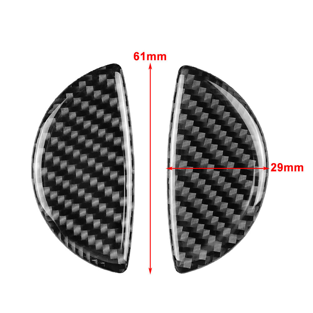 2 Pcs Carbon Fiber Door Handle Cover for BMW for Mini Cooper R55 R56 R60 F55 2003-18