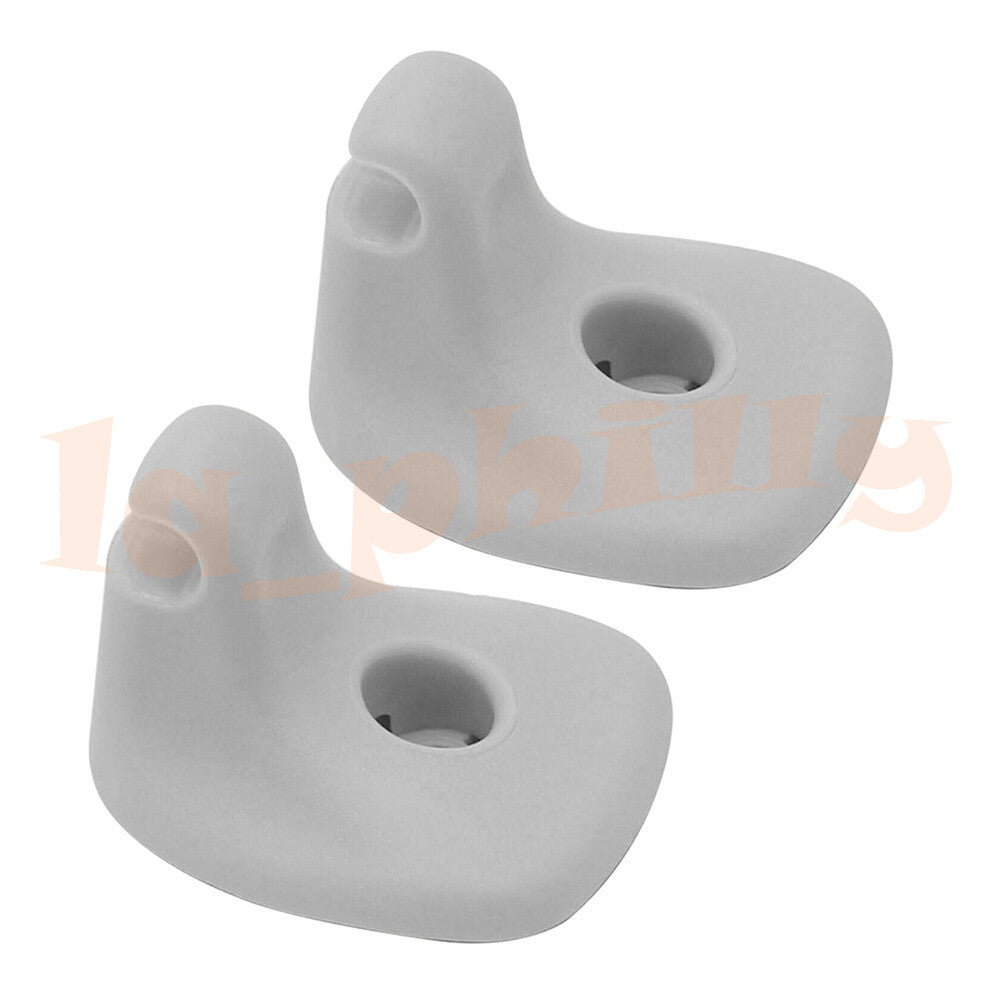 2X Sun Visor Support Clip Holder Bracket for Chrysler Sebring for Dodge Avenger Gray Q