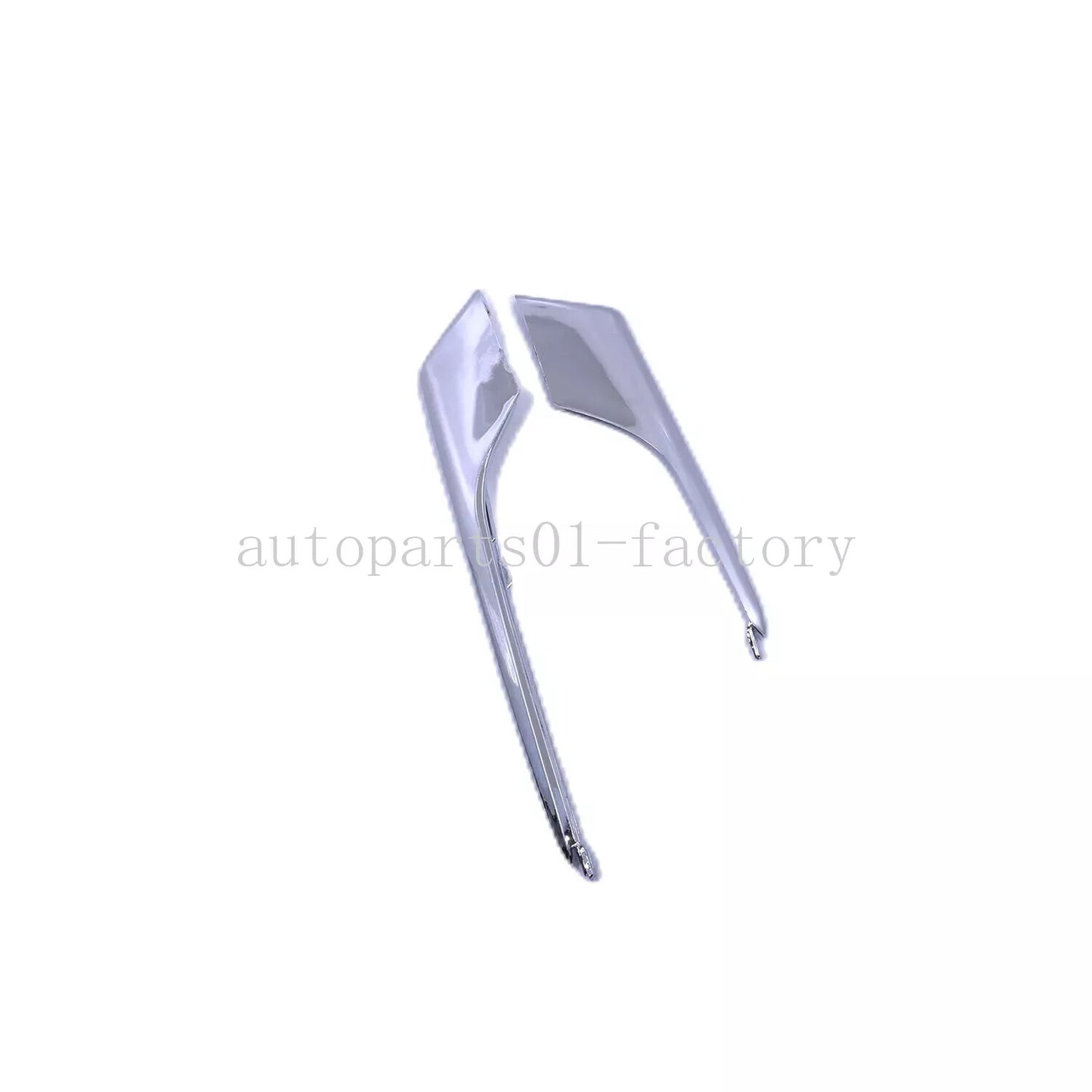 Front Right Upper+Lower Bumper Fog Light Molding Trim forTesla Model X 2016-2021