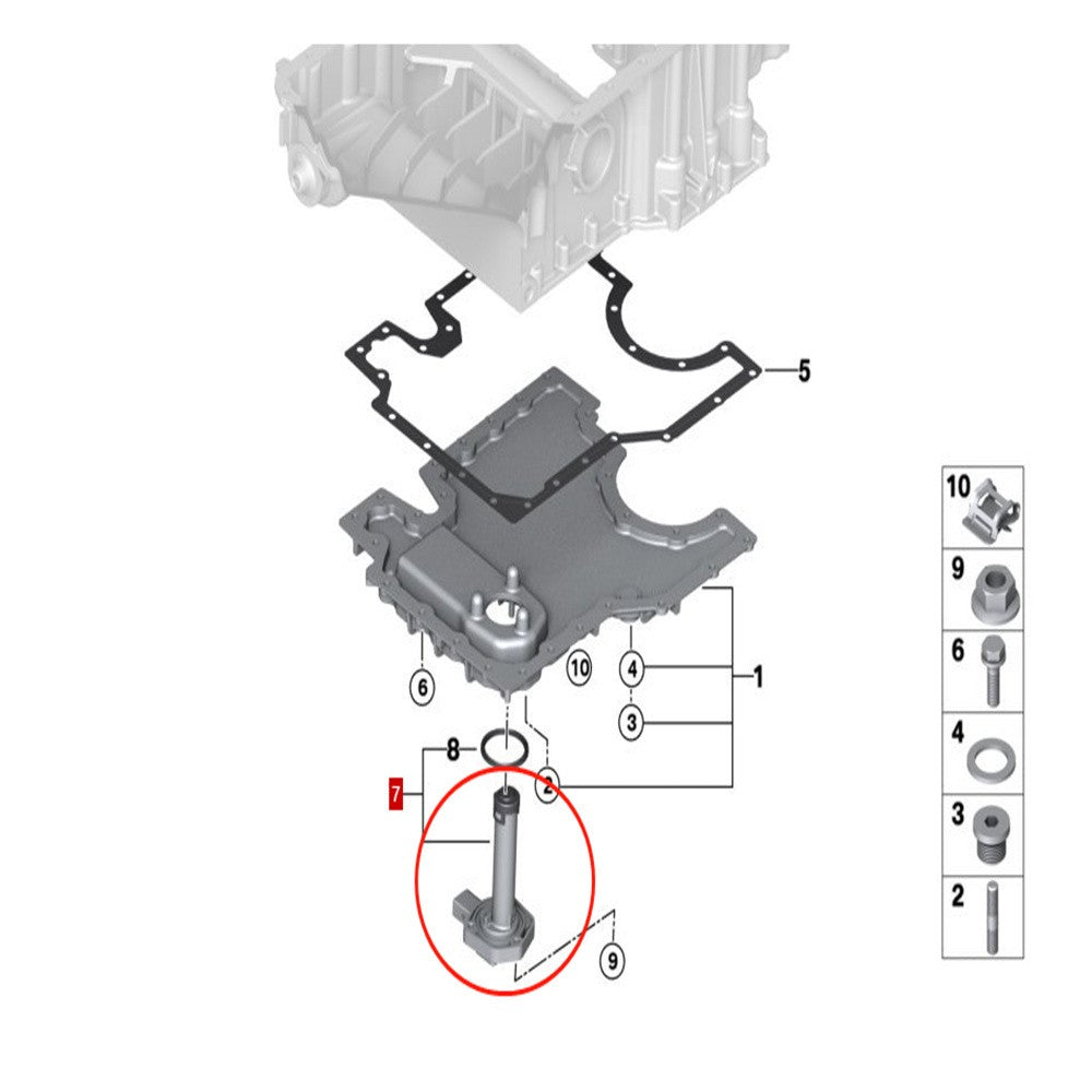 Oil Level Sensor New for BMW 1 3 5 6 7 Series X1 X3/5/6 Z4 E88 E90 12617607910