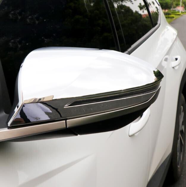 for Hyundai for Tucson 2021 2022 2023 Chrome Side Rearview Mirror Decor Cover Trim