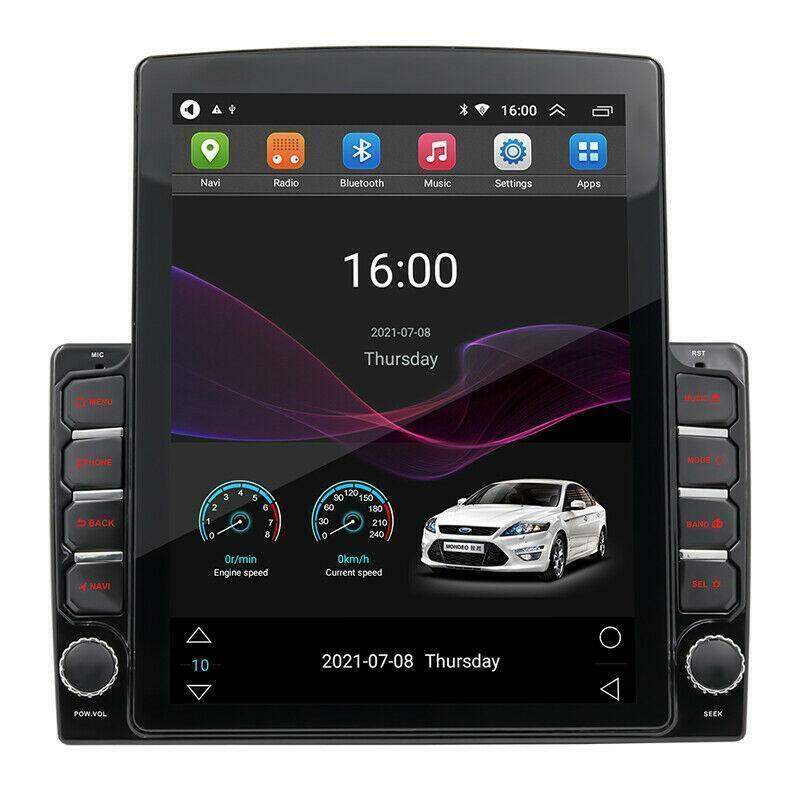 Double 2 Din For Car HD Stereo Radio w/ Bluetooth Player Wifi Kit 9.7 GPS Navi