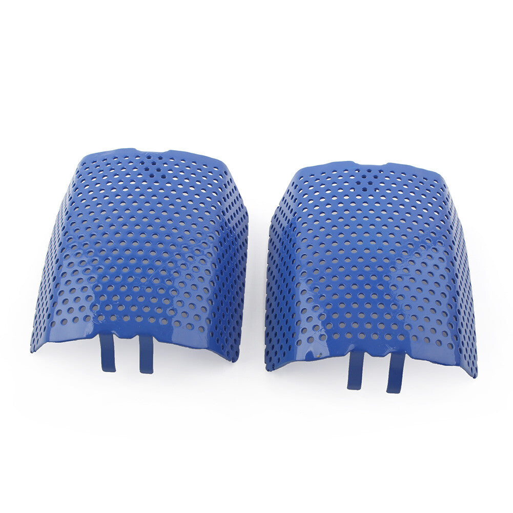 Steel Front Caliper Screen Inserts for Harley V-Rod Touring 2006-2019 Blue