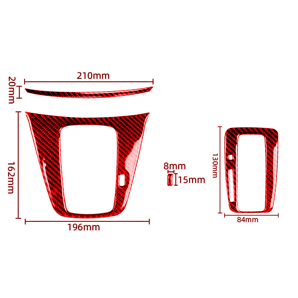 Carbon Fiber Interior Automatic Gear Shift Cover Trim For Z4 E89 2009-2016 v