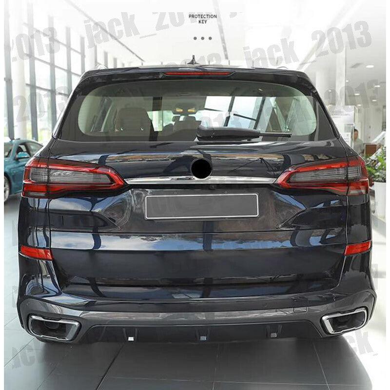 for BMW X5 2019-2024 Stainless Chrome Rear Trunk Tailgate Boot Grab Trim Cover
