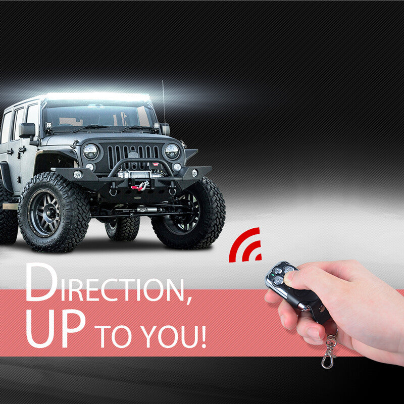 2pcs Wireless Remote Control ON/Off Switch Strobe For LED Work Light Bar Offroad